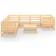 vidaXL 3075979 Lounge-Set, 1 Tisch einschl. 8 Sofas