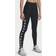 Under Armour HeatGear No-Slip Waistband Branded Full-Length Leggings Women - Black/White