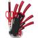 Herzberg HG-MSN8 Fleischerbeil, Kochmesser, Brotmesser, Universalmesser, Schälmesser