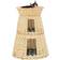 vidaXL Cat Basket with Cushion 3pcs