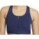 Nike Dri-FIT Swoosh Medium-Support Padded Zip-Front Sports Bra - Midnight Navy/White