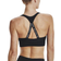 Under Armour Infinity Mid Rib Sports Bra - Black/White