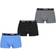 Nike Everyday Cotton Stretch Trunk 3-Pack - Swoosh Print/Grey/University Blue