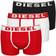 Diesel UMBX Damien Boxer 3-pack - Red/White/Black