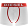 Diesel UMBX Damien Boxer 3-pack - Red/White/Black