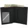 Mz Mode Wallet for Men in Leather - Black