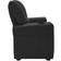 vidaXL Fauteuil Inclinable Enfants Similicuir Noir