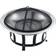 vidaXL Fire Pit with Grill