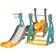 Homcom 3 in 1 Kids Swing & Slide Set