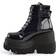 Demonia Shaker 52 Wedge Platform Black