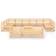 vidaXL 3076234 Loungeset, 1 Bord inkl. 13 Soffor