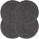 vidaXL Plain Place Mat Grey