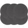 vidaXL Plain 6-pack Place Mat Grey, Natural