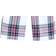 Larkwood Baby Tartan Trousers - White Pink Check