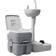 vidaXL Portable Camping Toilet and Handwash Stand Set