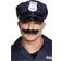 Boland Polis Mustasch Svart