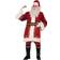 Bristol Novelty Novità Costume da Babbo Natale Adulto Rosso/Bianco/Multicolore