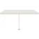 vidaXL Freestanding Manual Retractable Markise