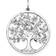 Thomas Sabo Tree of Love Pendant - Silver/Transparent