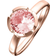 Thomas Sabo Signature Line Pink Small Ring - Pink/Rose Gold Coloured