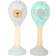 Legler Lot de 2 maracas pastel avec socle