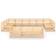 vidaXL 3076229 Loungeset, Bord inkl. 13 Soffor