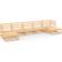 vidaXL 3076074 Loungeset, 2 Bord inkl. 5 Soffor