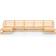 vidaXL 3076074 Loungeset, 2 Bord inkl. 5 Soffor