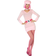 Th3 Party Dog Costume for Adults Pink