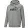 Puma Essentials Big Logo Full-Zip Hoodie - Medium Gray Heather