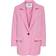 Only Lana Berry Long Blazer - Pink/Fuchsia Pink