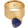 Monica Vinader Gold Deia Odyssey Ring Lapis