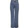 Only Camille Life Ex Wide Flared Jeans - Blue/Medium Blue Denim