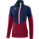 Erima Squad Training Jacket Women - New Navy/Bordeaux/Silver Gray