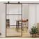 vidaXL - Skydedør Hærdet glas, Klart glas (102x205cm)