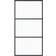 vidaXL - Sliding Door Clear Glass, Cured Glass (102x205cm)