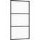 vidaXL - Sliding Door Clear Glass, Cured Glass (102x205cm)