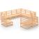 vidaXL 3075804 Loungeset, Bord inkl. 9 Soffor
