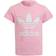 Adidas Kid's Adicolor Trefoil T-Shirt - True Pink/White (HC1974)