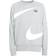 Nike Sportswear Swoosh Fleece Crew Sweatshirt - Dark Grey Heather/White