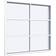 Sparvinduer FK0105 Træ Fast vindue Vindue med 2-lags glas 90x120cm