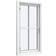 Sparvinduer BH0105 Træ Sideswing Vindue med 2-lags glas 60x120cm