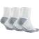 NIKE Everyday Max Cushioned Training Ankle Socks 3-pack - White/Wolf Grey/Black