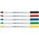 Edding 4600 Textile Marker Basic Colors 1mm 5-pack