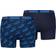 Puma Men's Logo All-Over-Print Boxer Shorts 2-pack - Blue