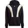 adidas Sportwear Fleece Hooded Top - Black/White/White