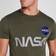 Alpha Industries NASA Reflective T-shirt - Dark Olive