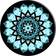 Popsockets Peace Mandala Sky Phone Grip PopGrip Blue