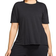 Nike Yoga Short-Sleeve Plus SizeT-shirt Women - Black/Dark Smoke Grey