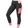 Dublin Power Performance Silicone Full Seat Riding Tights - Black/Coral